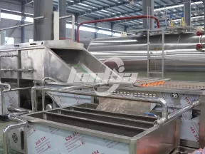 Línea de Pelado al Vapor para Zanahoria