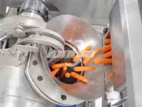 Línea de Pelado al Vapor para Zanahoria