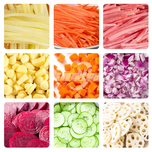 Máquina Comercial Multifuncional de Corte de Verduras