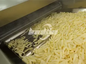 Máquina de fritura continua al vapor