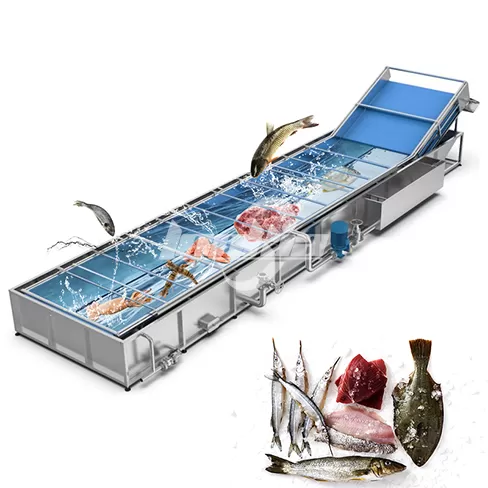 Máquina descongeladora de carne con burbujas