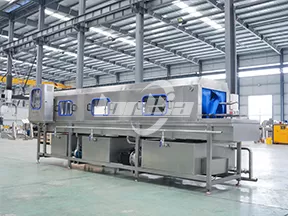 Máquina lavadora de cajas