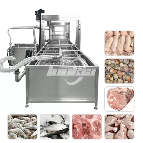 Máquina descongeladora de carne con burbujas