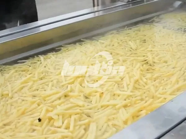 Máquina de escaldado continuo de patatas fritas