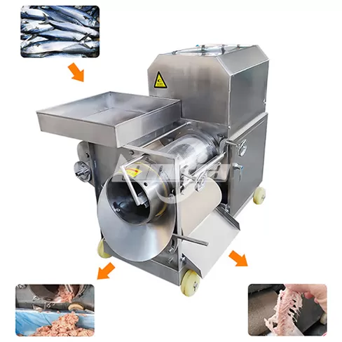 Máquina separadora de carne de pescado