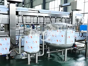 Máquina de fritura Continua