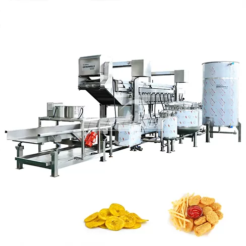 Máquina de fritura Continua
