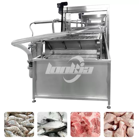 Máquina descongeladora de carne con burbujas