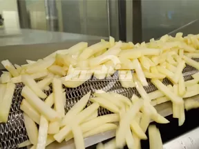 Máquina de fritura continua al vapor