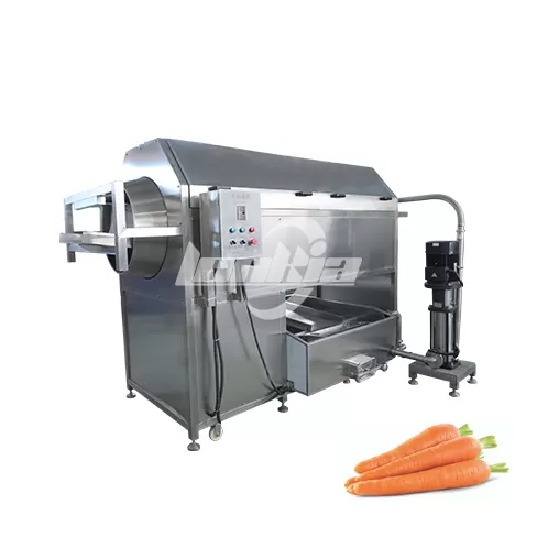 Lavadora de tambor para frutas y verduras
