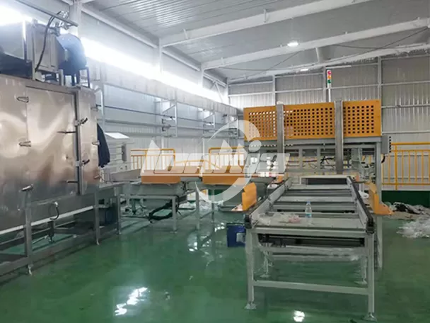 Caso de Cliente: Línea de lavado y secado de palets de plástico en Mongolia Interior Resumen del proyecto
