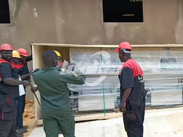 LONKIA Tunnel Washer apoya proyecto de limpieza de cilindros de gas en Senegal