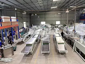 Máquina clasificadora de frutas y verduras por rodillos