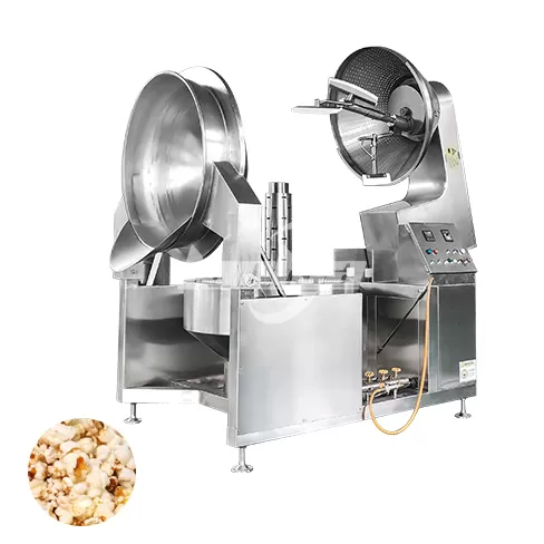 Máquina industrial de palomitas de maíz