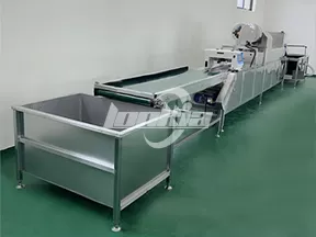 Línea de lavado automático de huevos