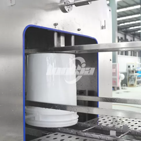 Máquina lavadora de cubetas industriales