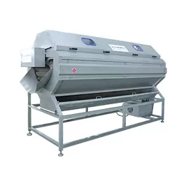 Máquina peladora con rodillos de cepillo