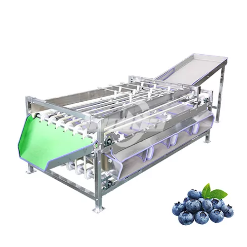 Máquina clasificadora por rieles