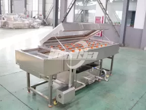 Máquina de limpieza de rodillos paralelos