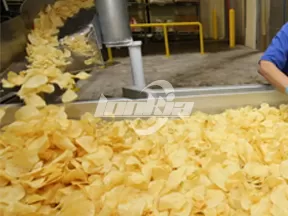Línea de producción de papas fritas