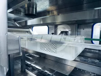 Lavadora de cajas y galería de fábrica