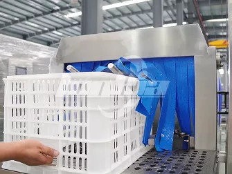 Lavadora de cajas y galería de fábrica