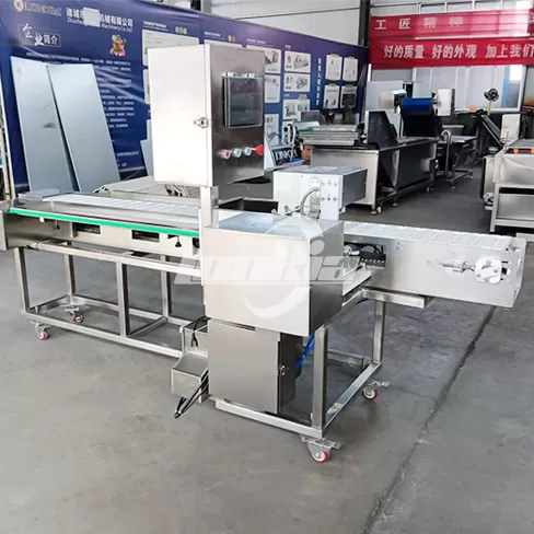 Máquina automática para brochetas de carne