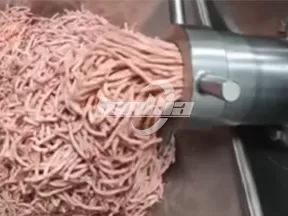 Máquina picadora de carne industrial