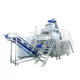 Máquina peladora a vapor
