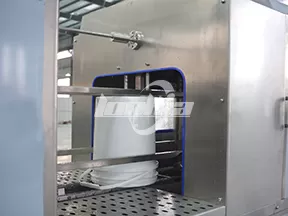 Máquina lavadora de cubetas industriales