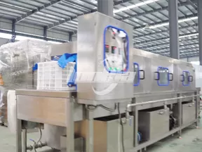 Máquina lavadora de cajas