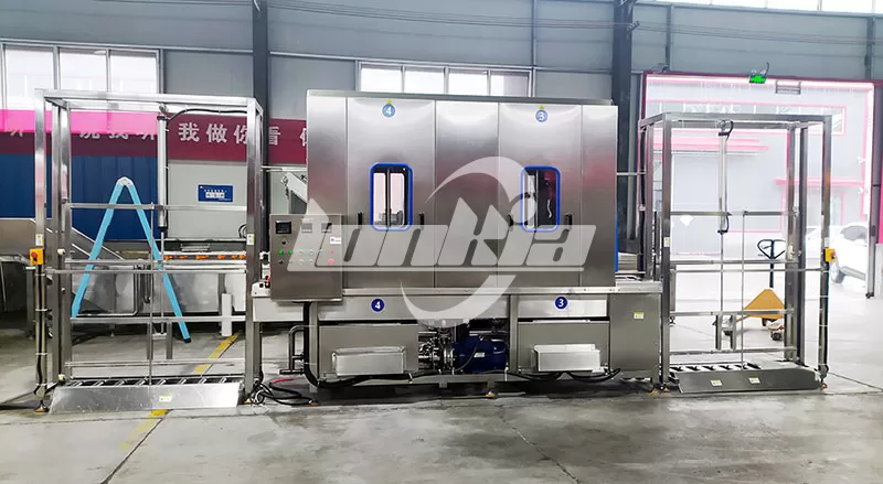 Máquina de limpieza de palets industrial