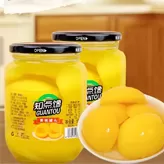 Melocotón amarillo enlatado