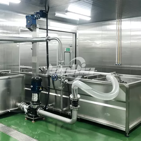 Máquina descongeladora de carne con burbujas