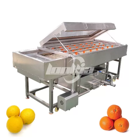Máquina de limpieza de rodillos paralelos