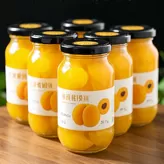 Melocotón amarillo enlatado