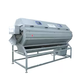 Máquina peladora con rodillos de cepillos