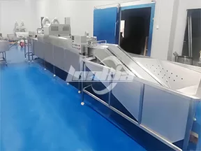 Línea de lavado automático de huevos