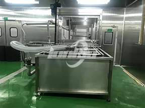 Máquina descongeladora de carne con burbujas