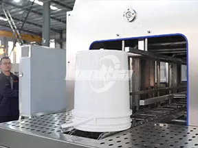 Máquina lavadora de cubetas industriales