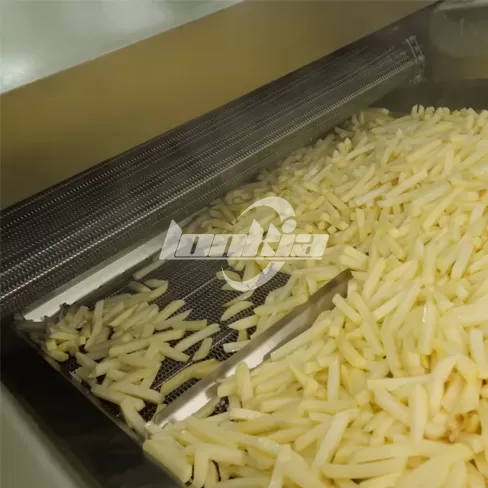 Máquina de fritura continua al vapor