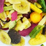 Crujientes de frutas y verduras
