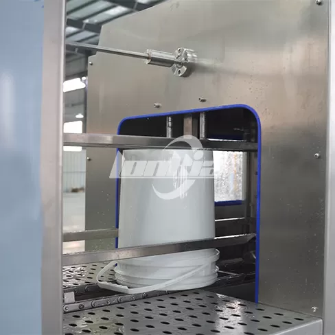 Máquina lavadora de cubetas industriales