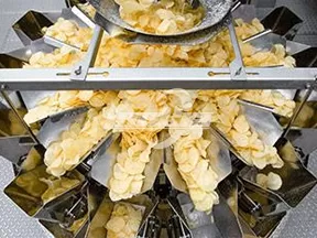 Línea de producción de papas fritas