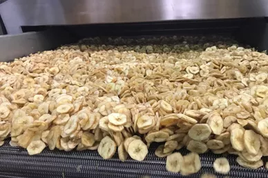 Línea de producción de chips de plátano