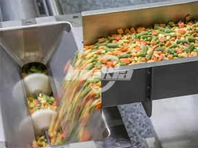Línea de procesamiento de verduras congeladas