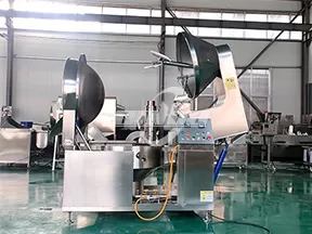 Máquina industrial de palomitas de maíz