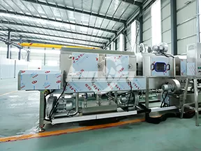 Lavadora de botellas de vidrio